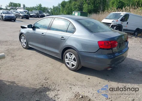 2013 Volkswagen Jetta 2.0L S из США, поврежденный, VIN 3VW2K7AJXDM222855